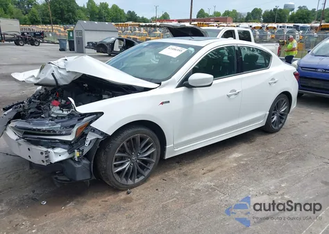 2019 Acura Ilx Premium A-Spec Packages/Technology A-Spec Packages from USA, damaged, VIN 19UDE2F82KA005159